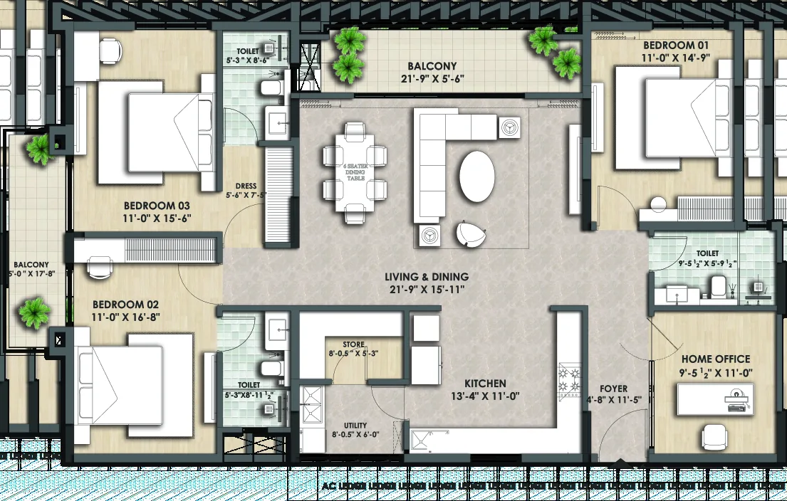 Mahima Valenza, Mansarovar Extension, Jaipur: artist's impression 11