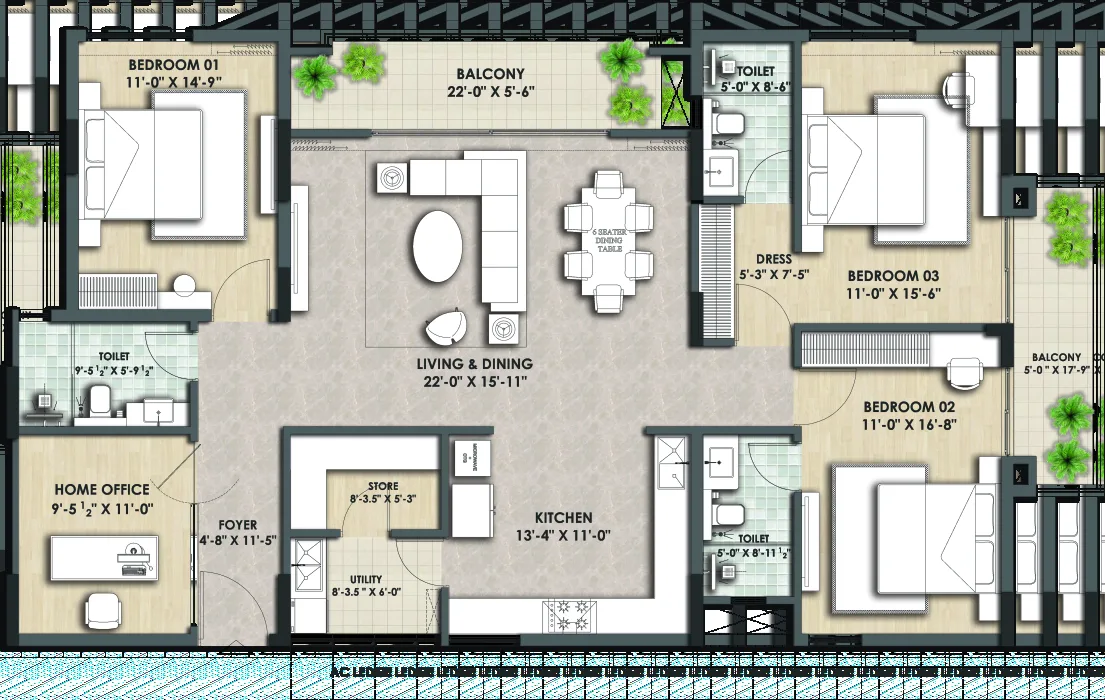 Mahima Valenza, Mansarovar Extension, Jaipur: artist's impression 12